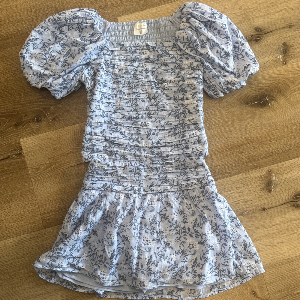 Abercrombie Kids Light Blue Floral Dress